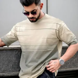 Myntra Maniac Striped Round Neck T-shirt